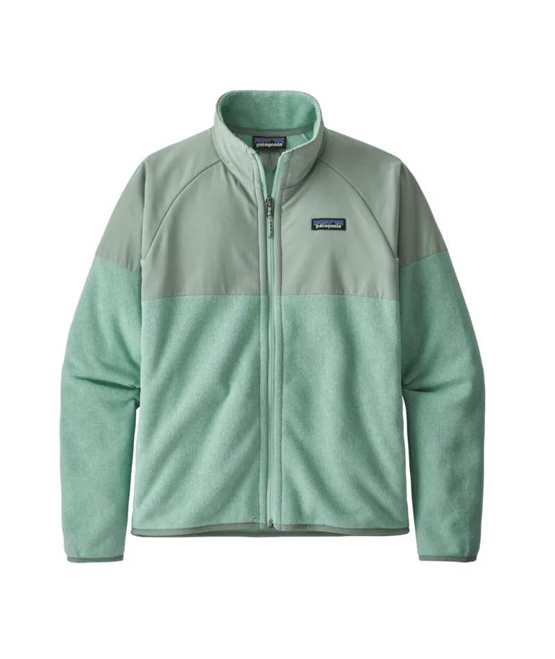 Patagonia Womens LW Better Sweater Shelled Jkt Gypsum Green